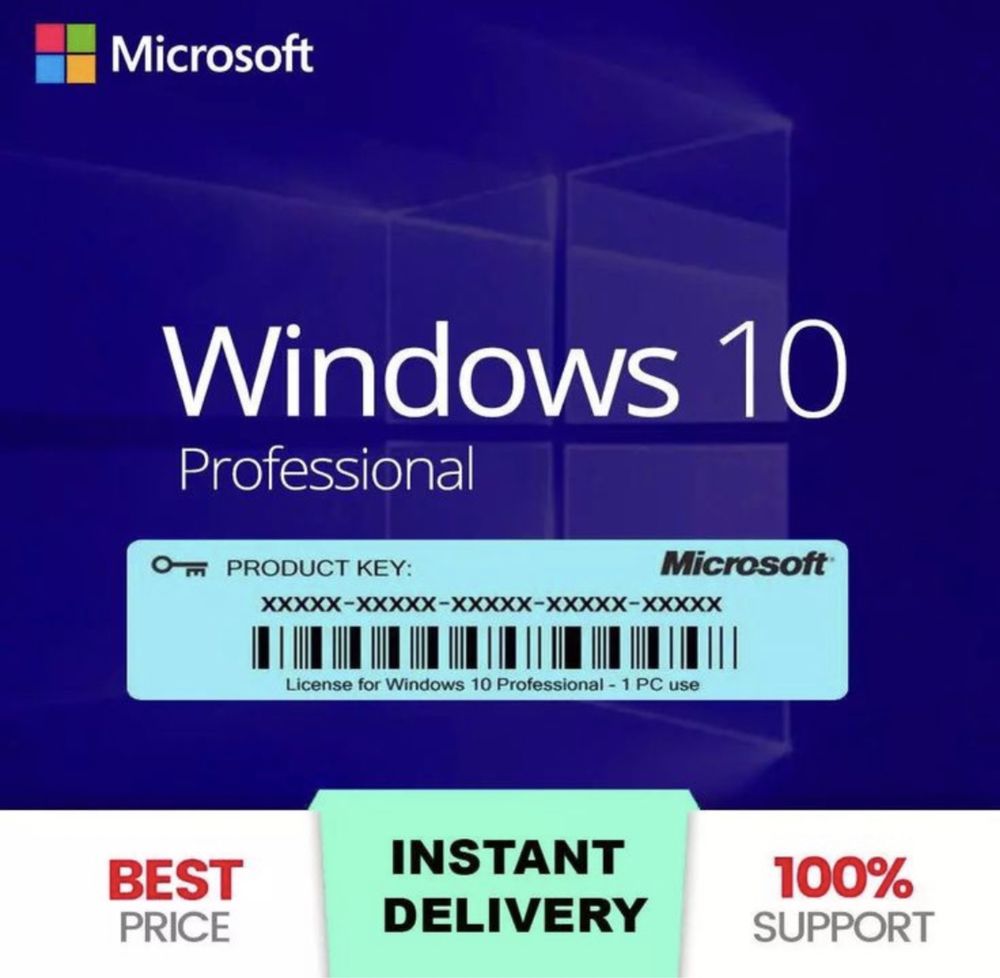 Ключ Активации Windows 10/11pro официальная лицензия, (ответ 1-5мин.)