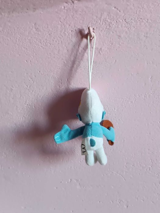 Kolekcjonerska maskotka / brelok / zawieszka SMERF Laluś 11 cm
