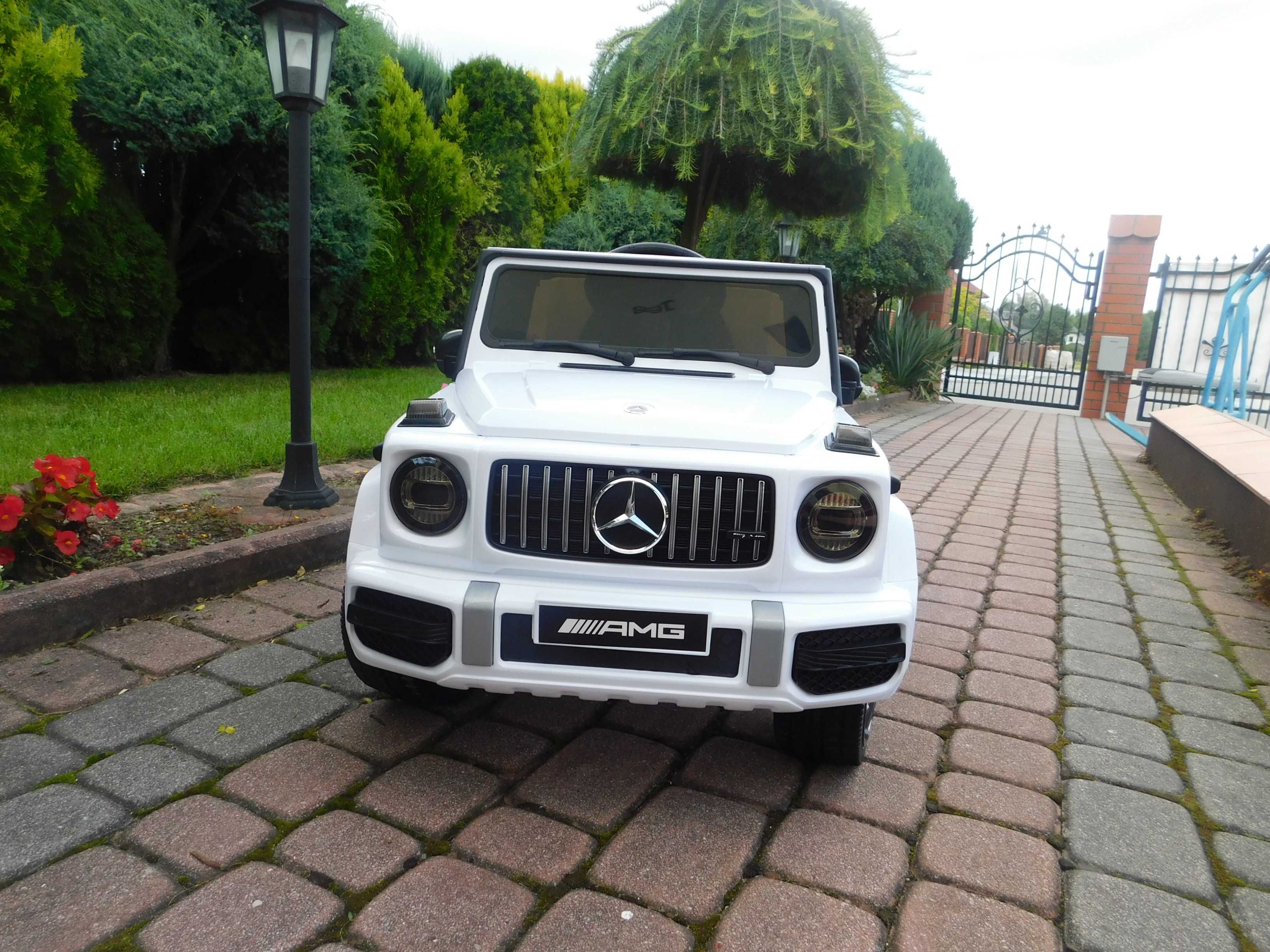 MEGAAUTKA.PL Samochód Auto na akumulator MERCEDES G63 AMG + PILOT