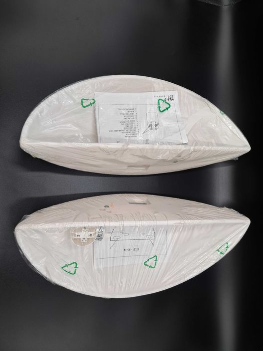 Kinkiet Kolarz ceramiczny łezka pół miski półokrąg biały nowy w folii