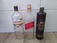 бутылка из под Red Label Рижский бальзам Riga black balsam Gordon's