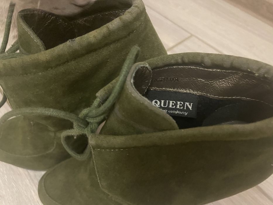 Ботильоны на высоком каблуке ЭКО