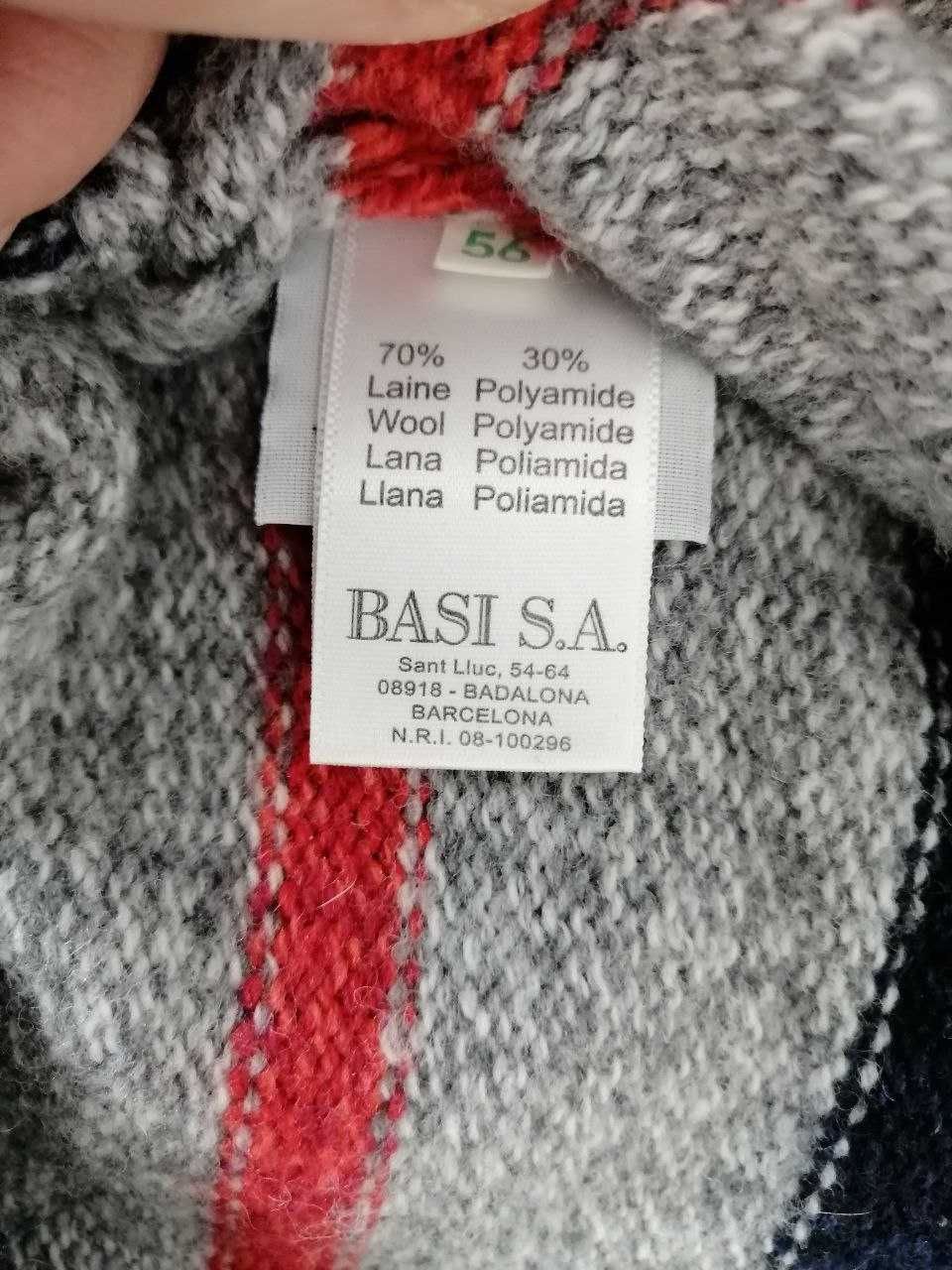 Шерстяной вязаный свитер Lacoste Размер  M