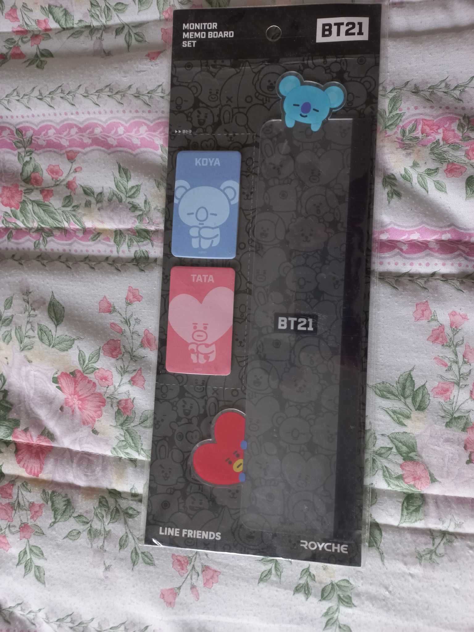 BT21 Monitor Memo Pad Set - Tata & Koya