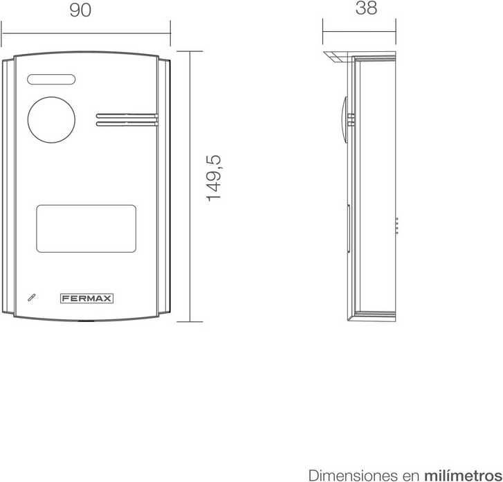 Wideodomofon Dotykowy Bezprzewodowy SEE-U Wi-Fi Fermax F1393 7"#9667