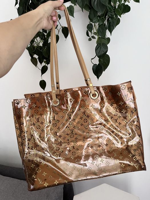 Torba przezroczysta letnia plażowa shoppingowa Louis Vuitton