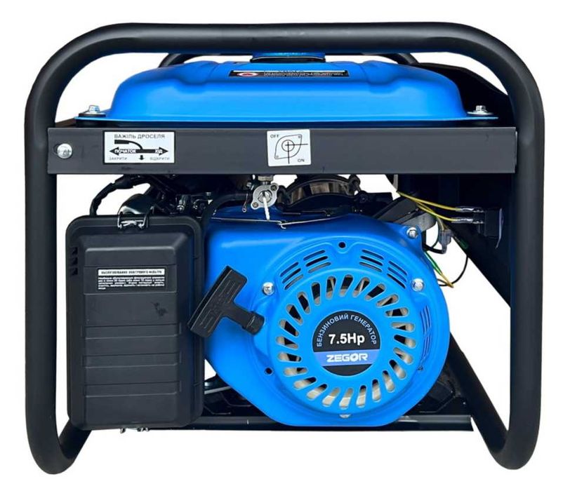 Генератор Мідна Обмотка 3,3 кВт ZEGOR (2 РОКИ ГАРАНТІЯ)