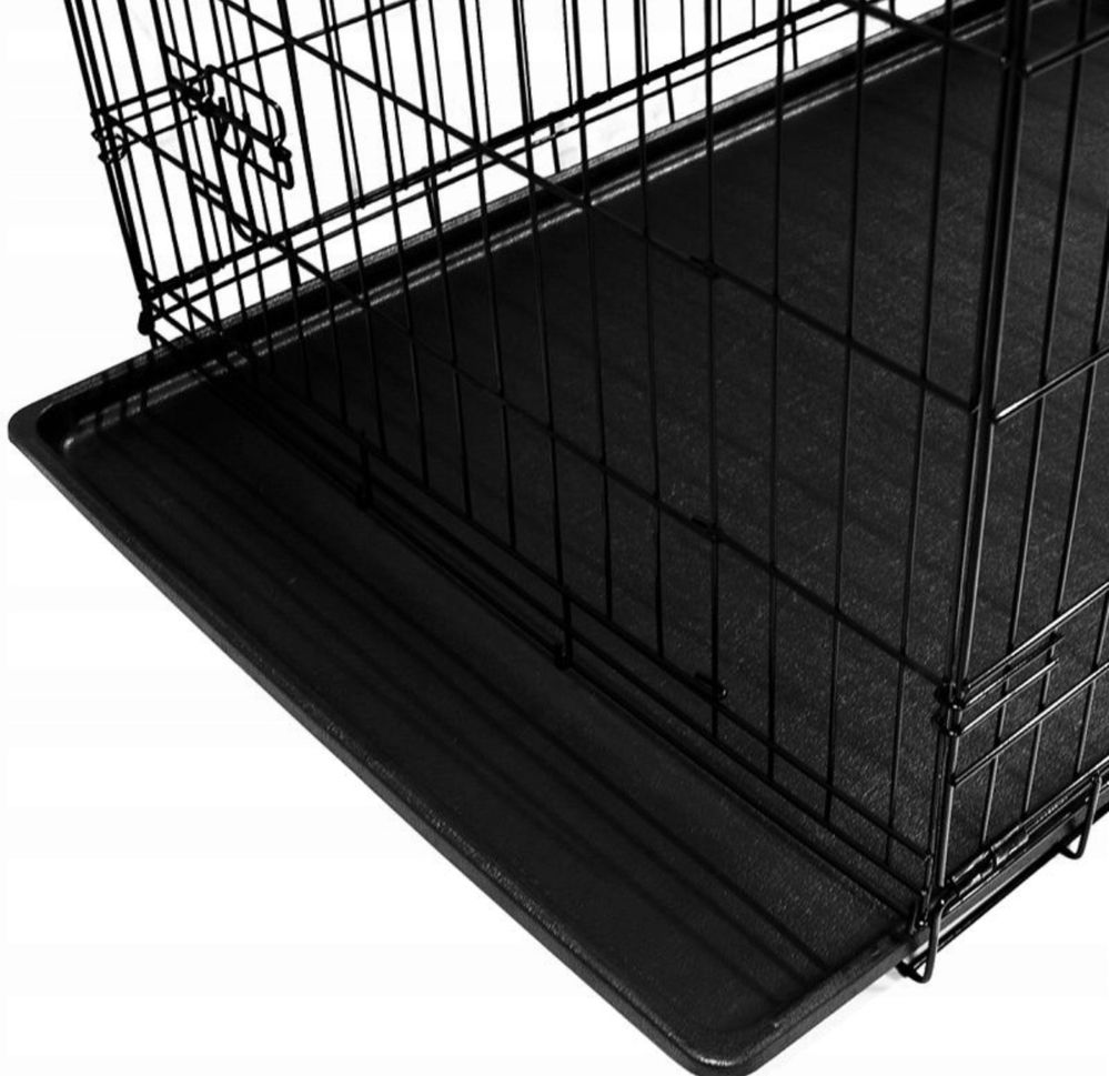 Metalowa Klatka Kojec dla dużego Psa Zwierząt TRANSPORTER 107x69x75 cm