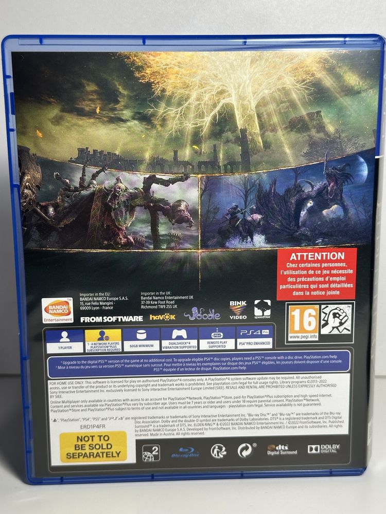 JAK NOWA Elden Ring Specjalna Edycja Launch Edition PS4 PS5