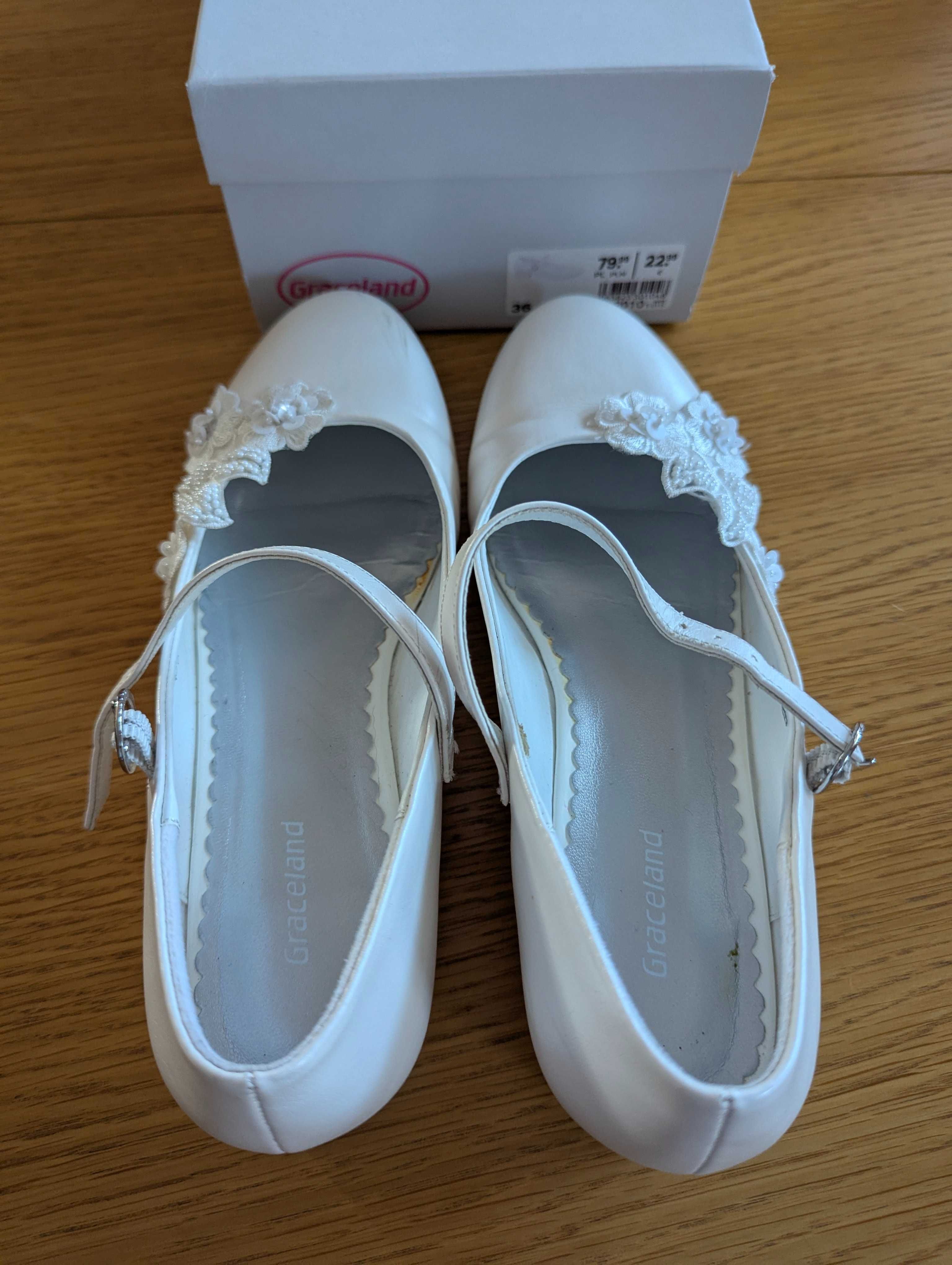 Buty komunijne, Deichmann, dziewczęce rozmiar 36