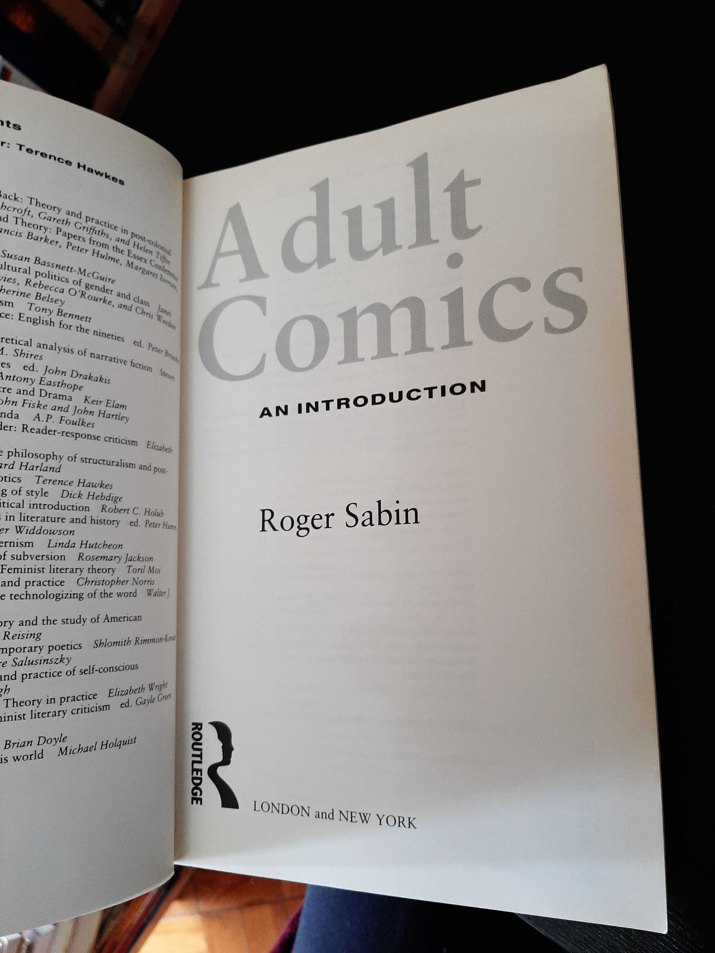 Roger Sabin – Adult Comics: an Introduction