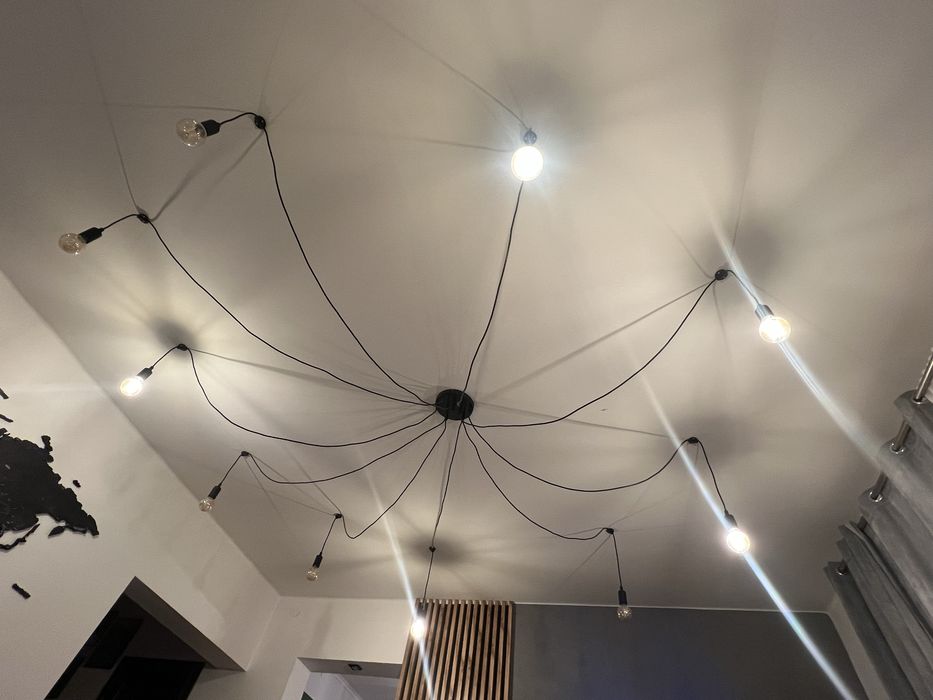 Lampa sufitowa spider