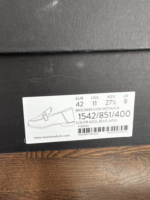 Лофери massimo dutti 42 р.