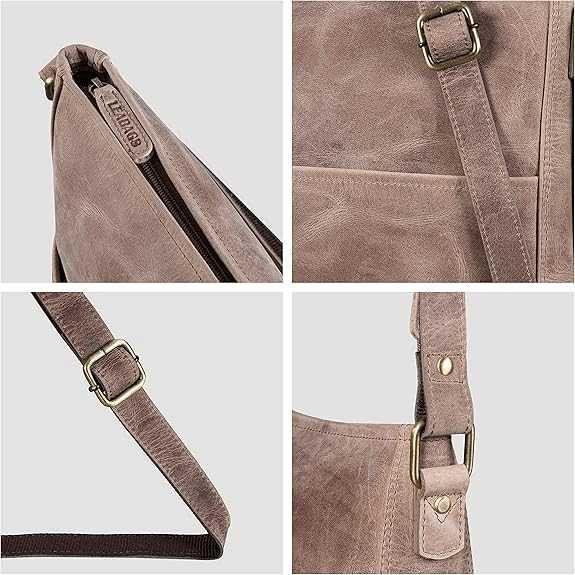 LEABAGS Skórzana torebka damska I Premium