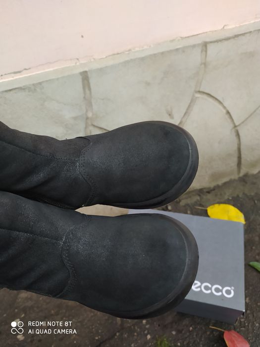 Ecco 28 34 ботинки на дівчинку зимові сапоги черевики чоботи взуття ес