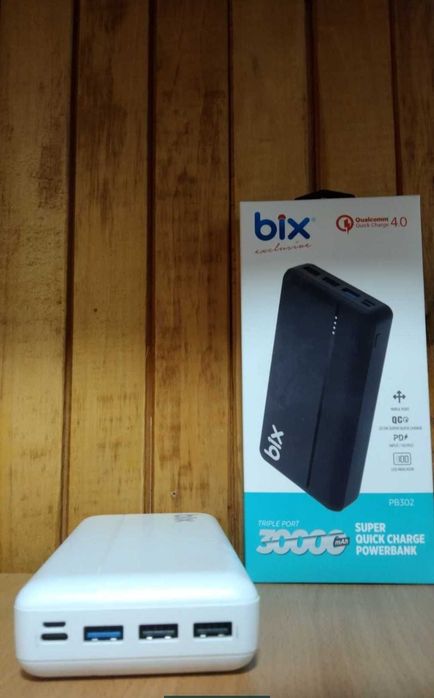 Повербанк! Power Bank Bix PB302 30000 mAh.!