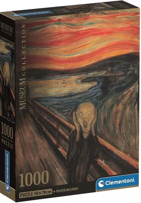 Puzzle 1000 elementów. Museum L'Urlo Di Munch. Clementoni