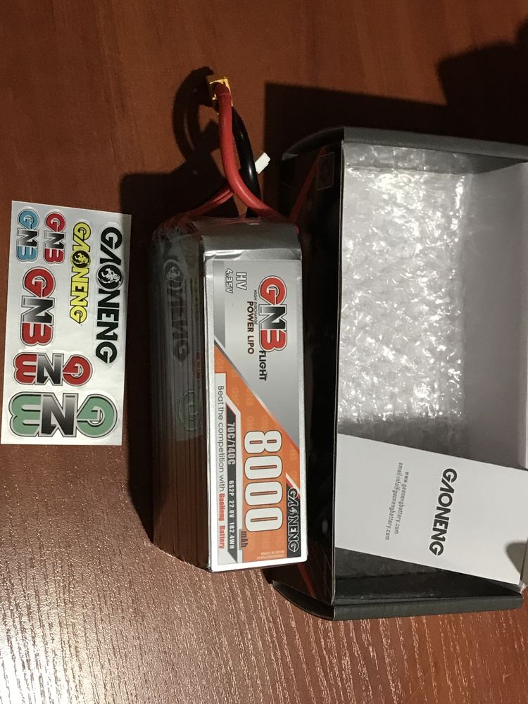 Акумулятор GAONENG GNB LiHV 6S2P 22.2V 8000mAh 70C LiPo XT60