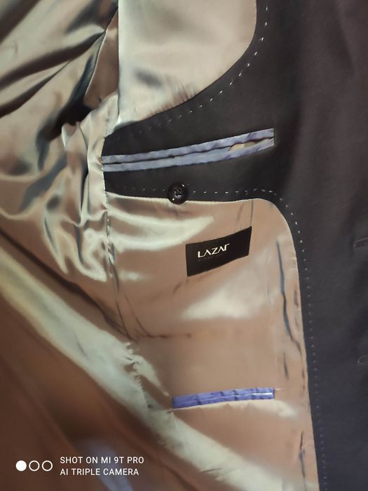 Marynarka (garnitur) Lazar 176/104 Granatowa