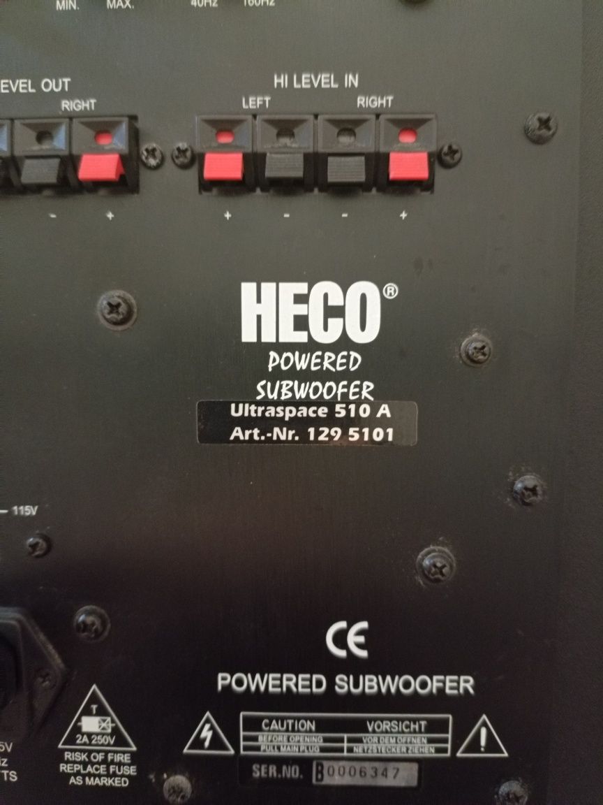 Subwoofer aktywny HECO ULTRASPACE 510A