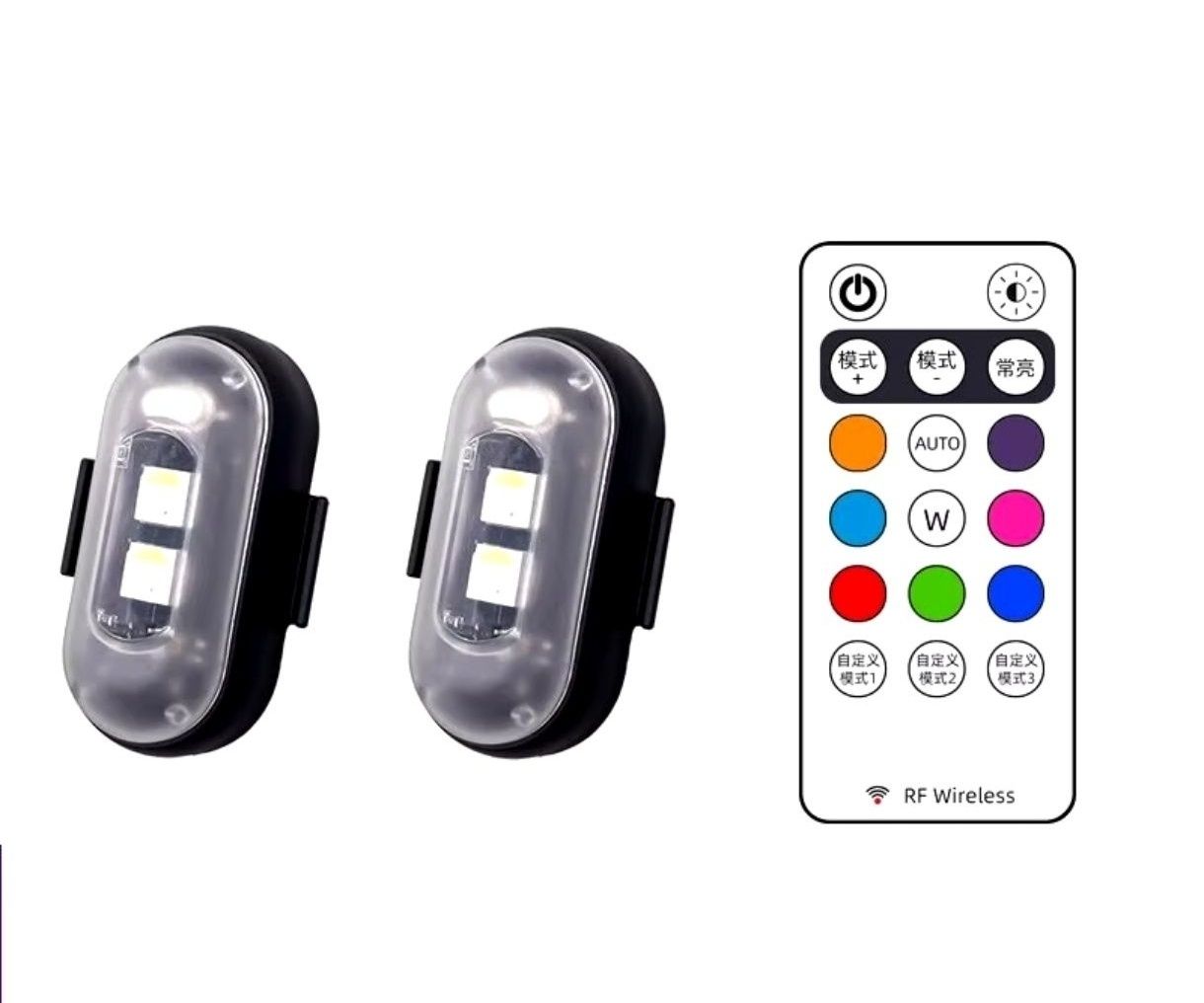 Lampki Flash programowane ładowane z USB