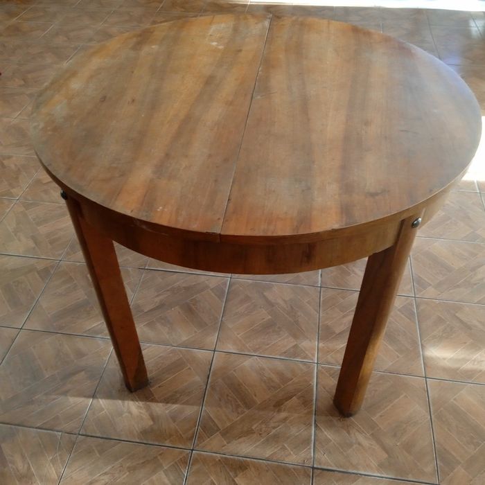 Stół okrągły rozkładany vintage
