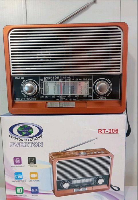 Аккумуляторные Ретро- радио 3/1,,от сети,от аккумулятора-Акция