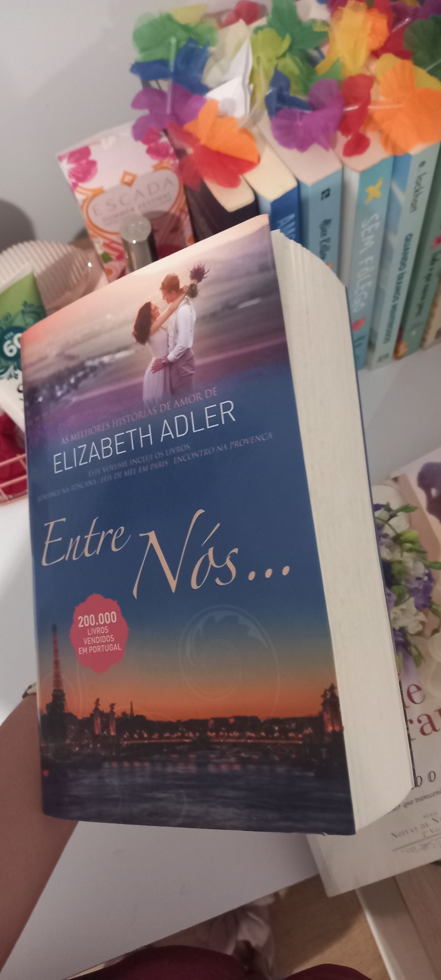 Livro de romance de Elizabeth Adler