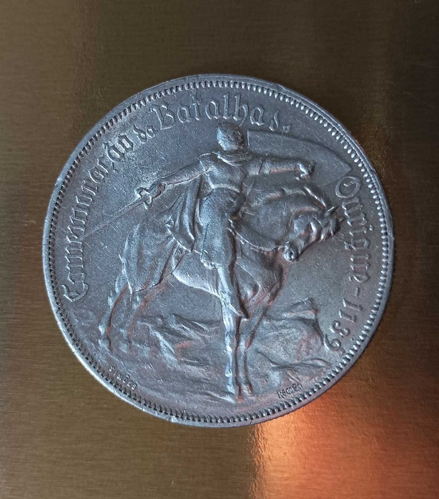 10 escudos 1928 Batalha de Ourique em prata