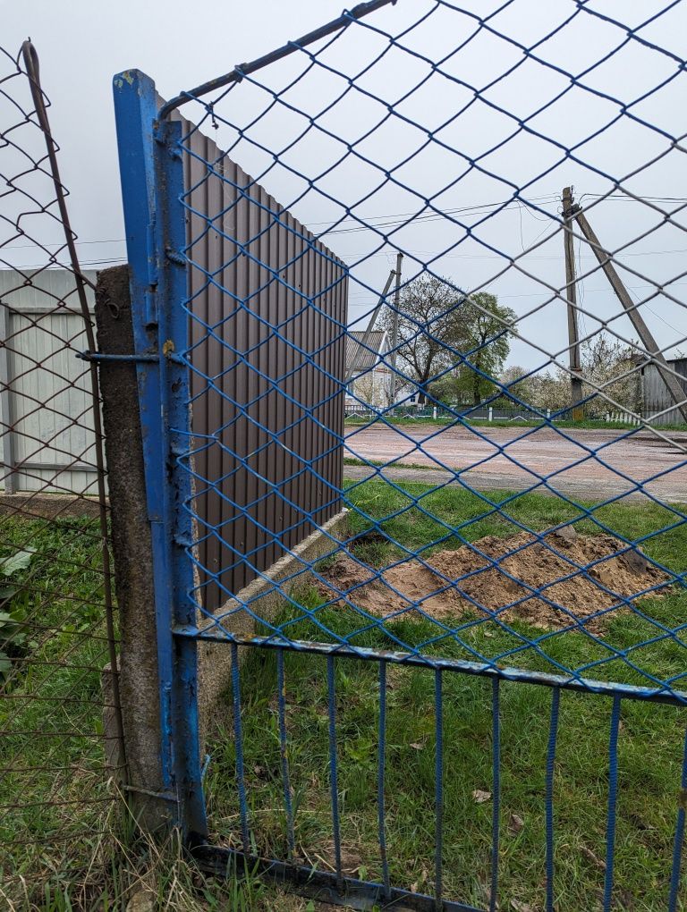 Металеві Ворота з фірткою паркан