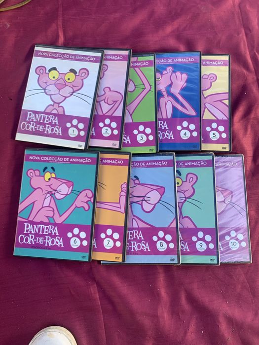 Colecao DVD Pantera cor de rosa