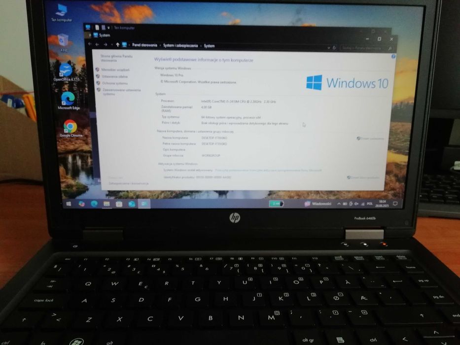 Laptop HP ProBook 6460b 14" IntelCore i5 4GB/ 128GB SSD / Win10 Pro