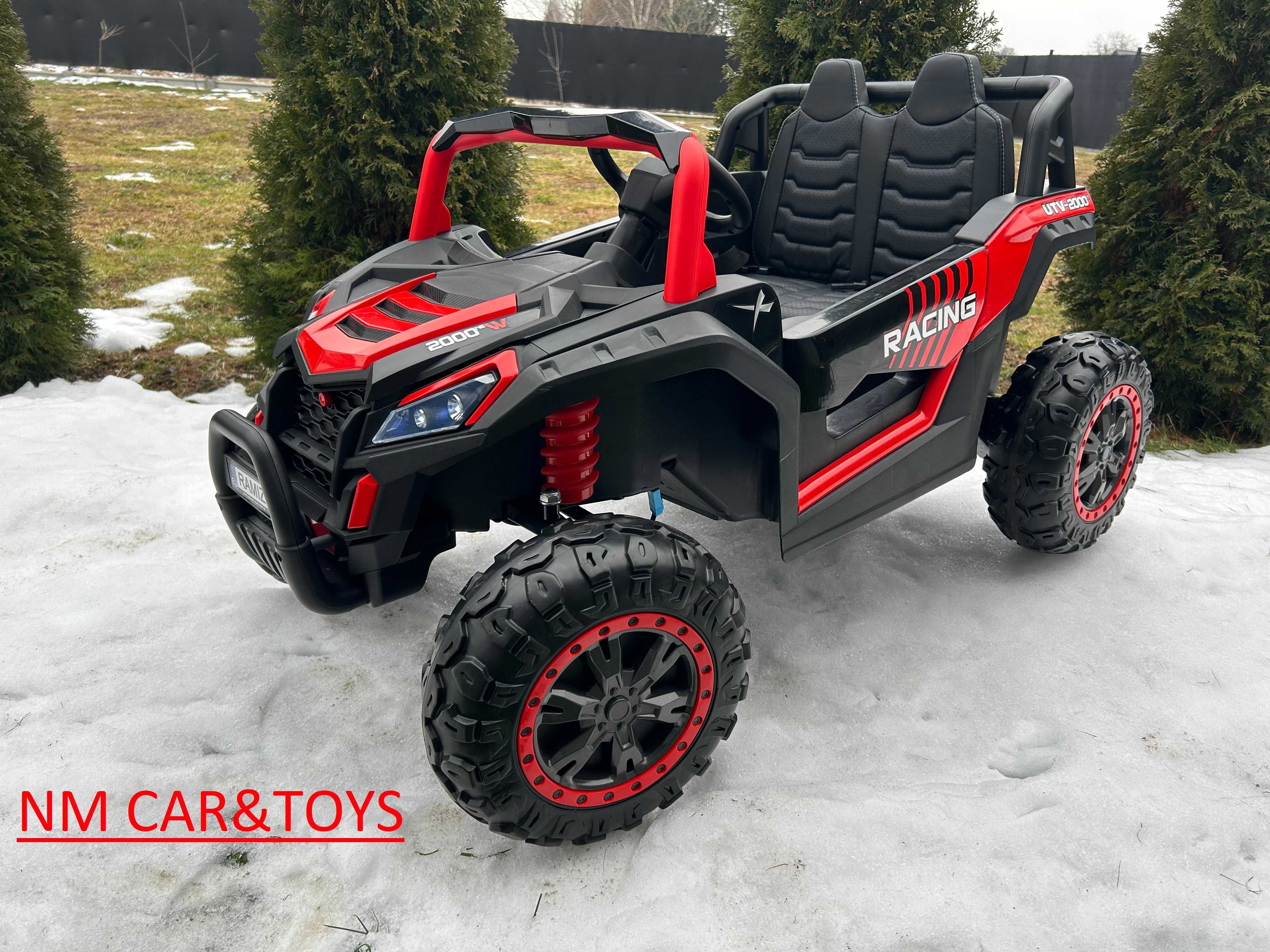 Auto na akumulator 4x4 Buggy UTV 2000M Pojazd samochód elektryczny