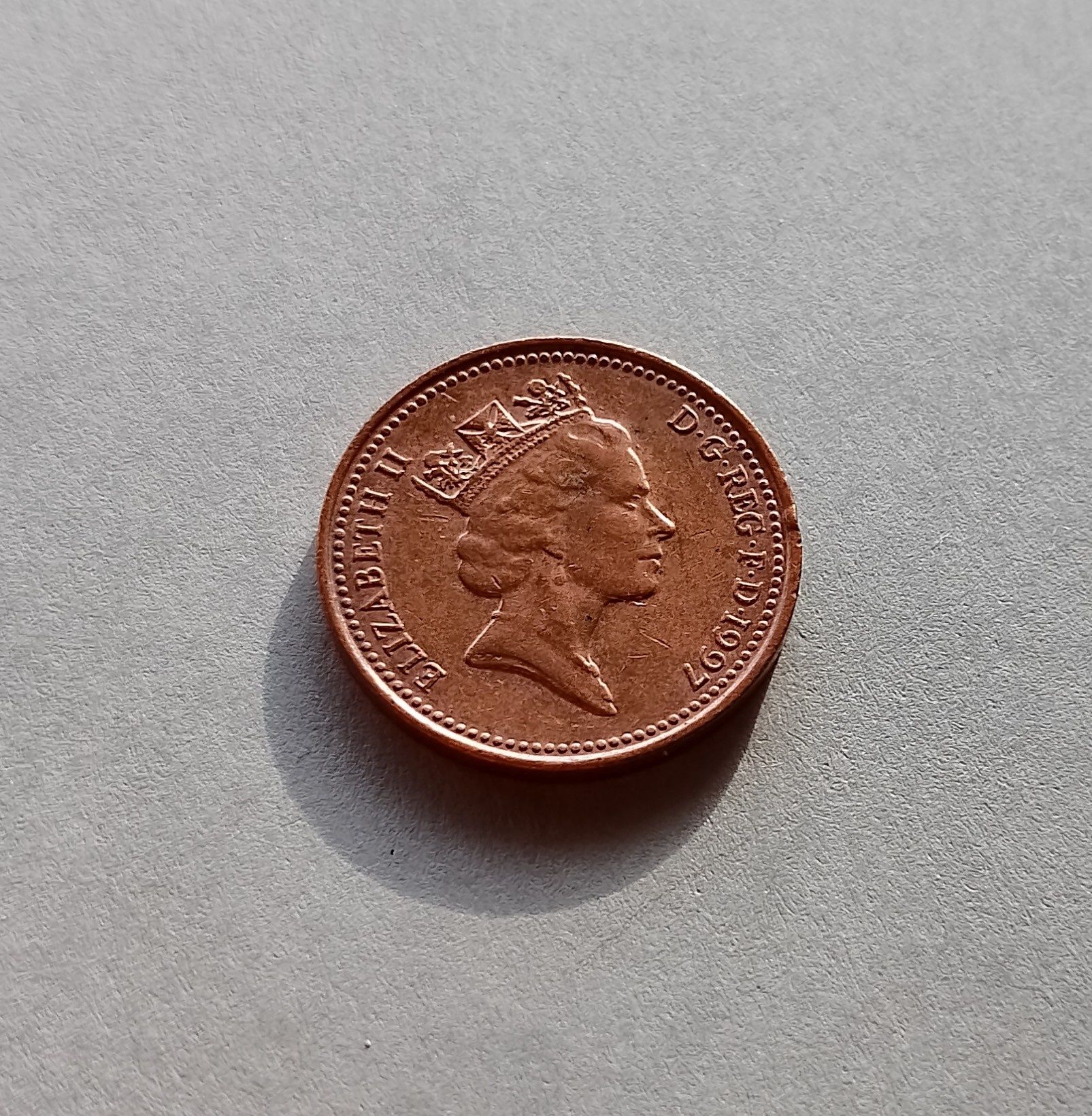 MONETA One Penny, 1 pens, Wielka Brytania, numizmatyka, kolekcjonerska