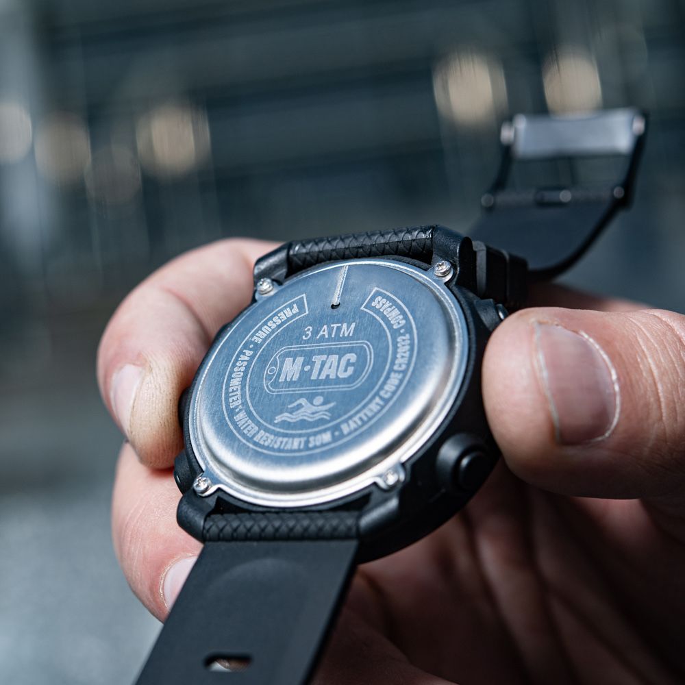 M-Tac годинник тактичний мультифункціональний( олива; чорний)