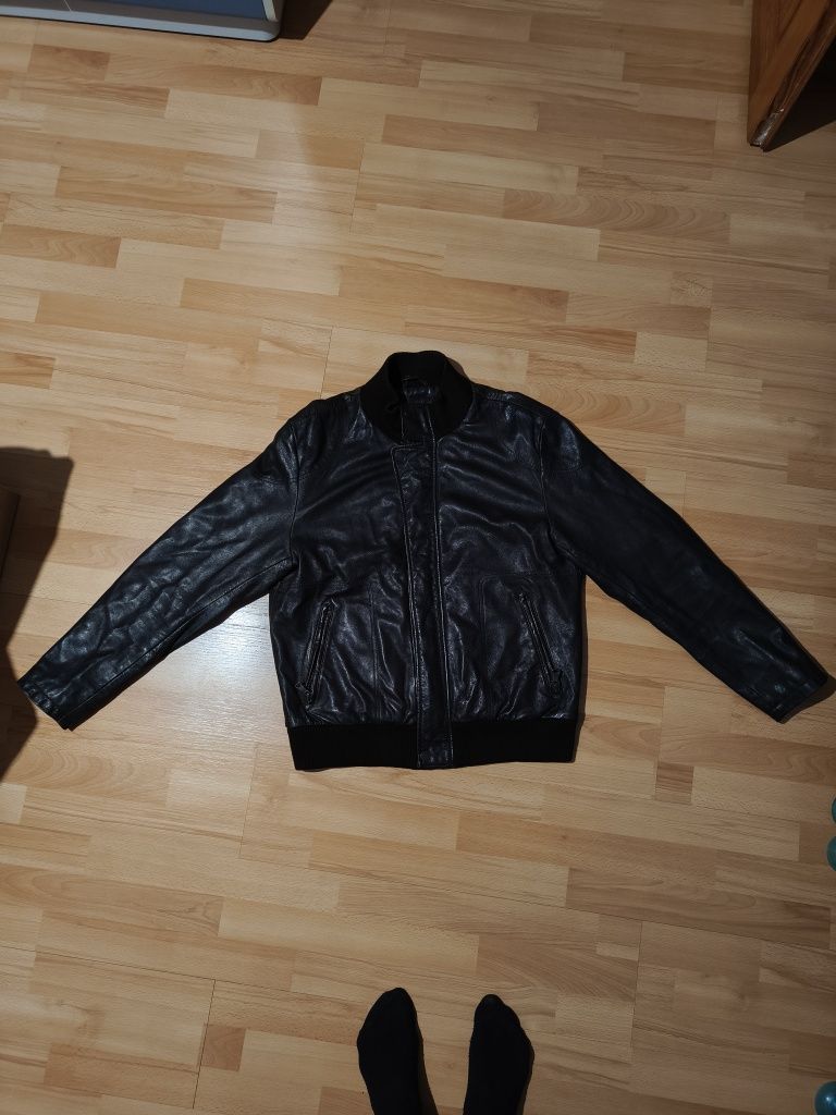Kurtka skórzana Tommy Hilfiger