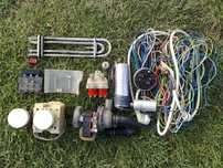 Części do pralki polar Luna typ PDE-385 filtr, hydrostat