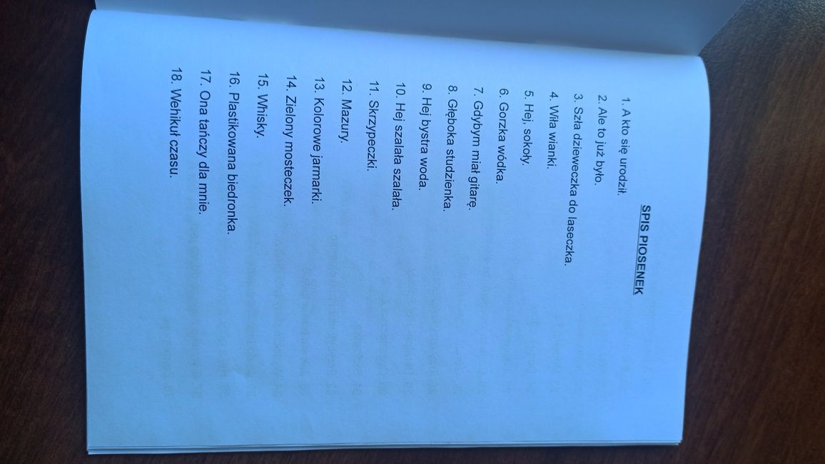 Śpiewnik weselny 7szt