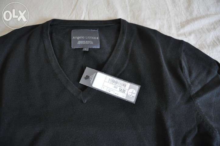 Nova Camisola Algodão Angelo Litrio (C&A) c/ etiqueta Preto