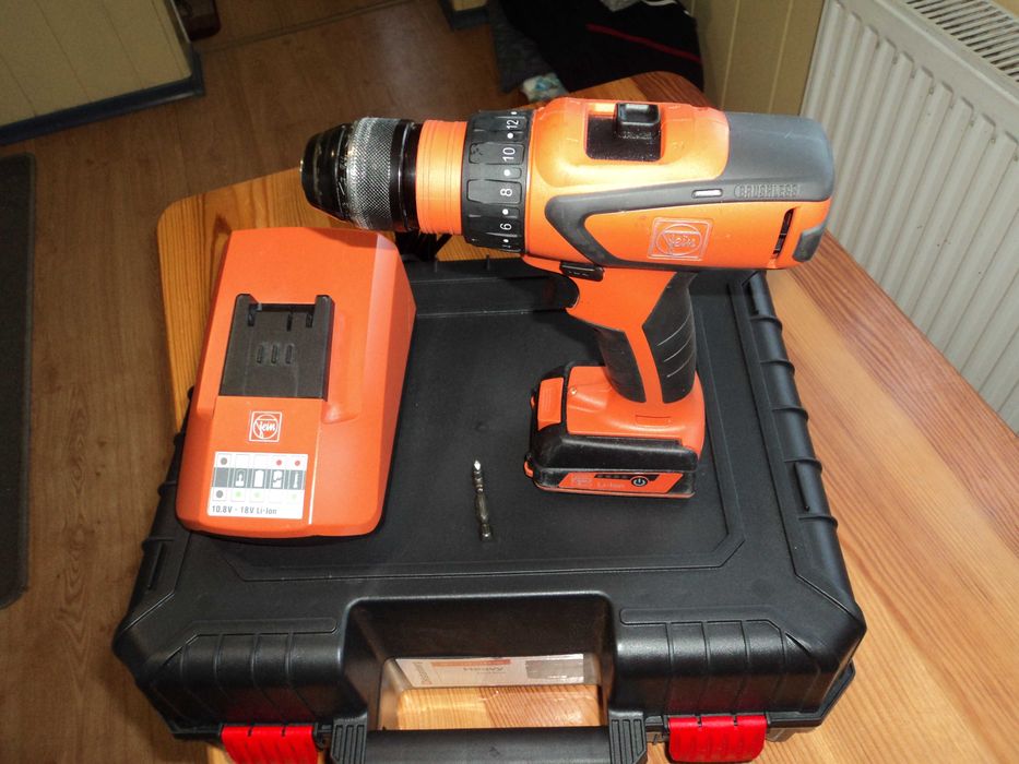 FEIN ASCM12QC-wiert-wkret.12 v 4-biegowa 1 x bateria 12v 3.0 ah lion.