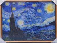 Moldura com Tela Impressa " A noite estrelada - Vincent Van Gogh "