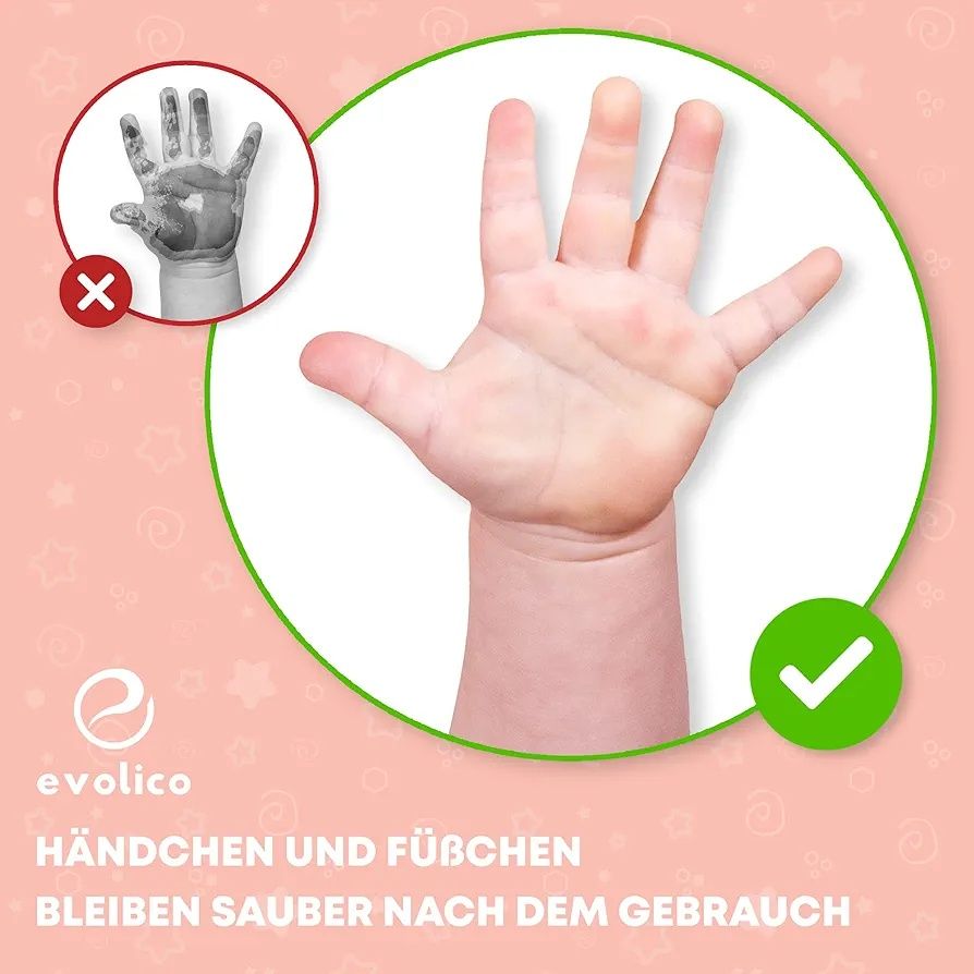 Odcisk stópki, rączki niemowlaka