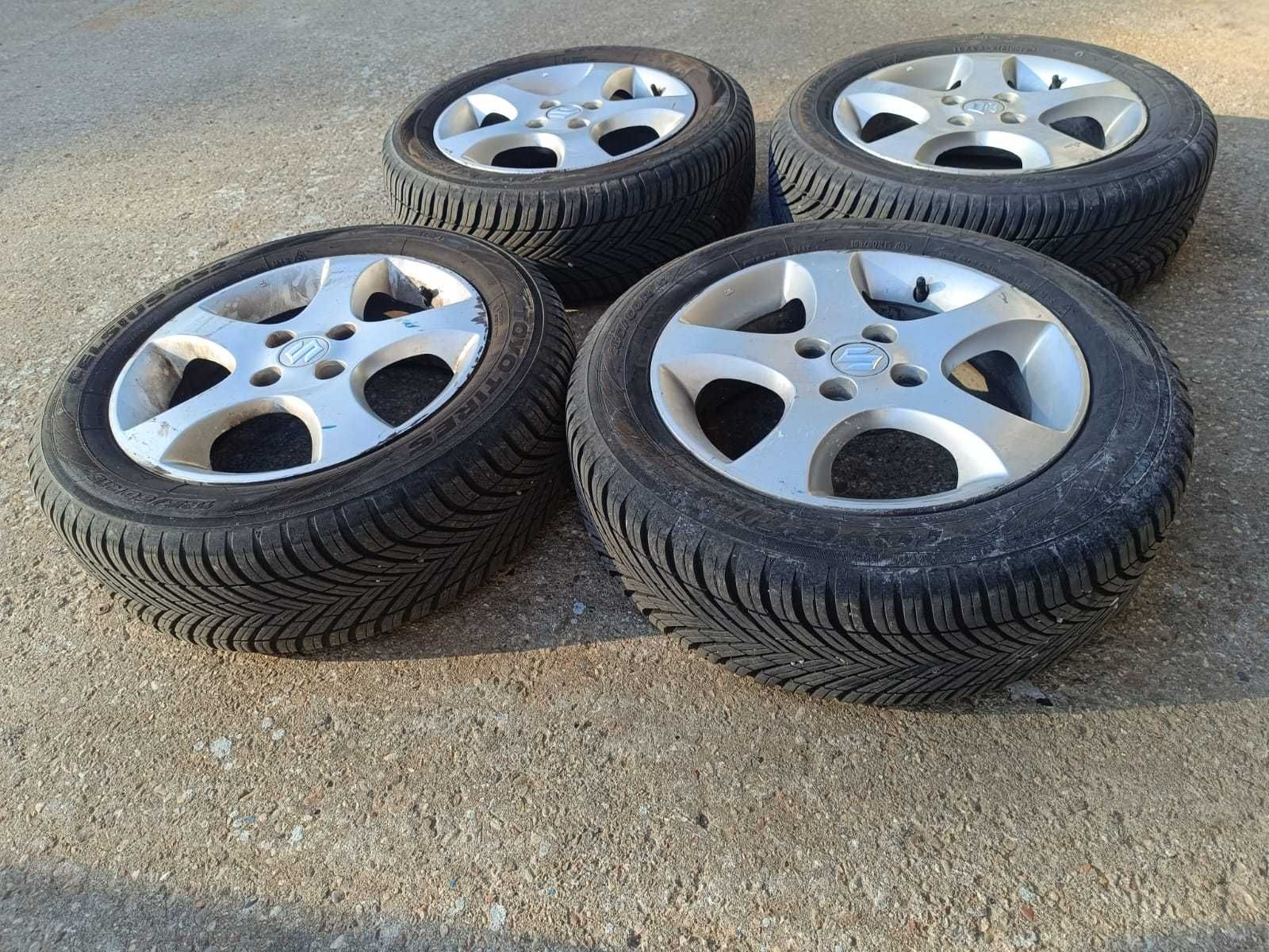 Felgi SUZUKI Swift 15'' ET45 wraz z oponami wielosezonowymi