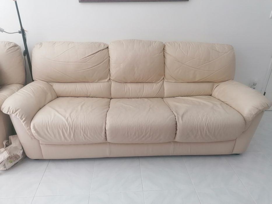 Sofá pele natuzzi