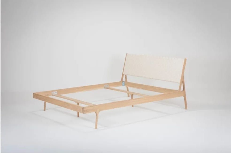 Nowe łóżko z litego drewna dębowego 180/200 FAWN GAZZDA