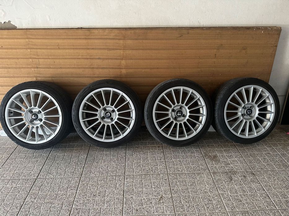 Jantes 17 4x100 Pneus seminovos 300e