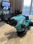 Mikroskop RF4 do lutowania trójokularowy z uchwytem mechanic arm m3