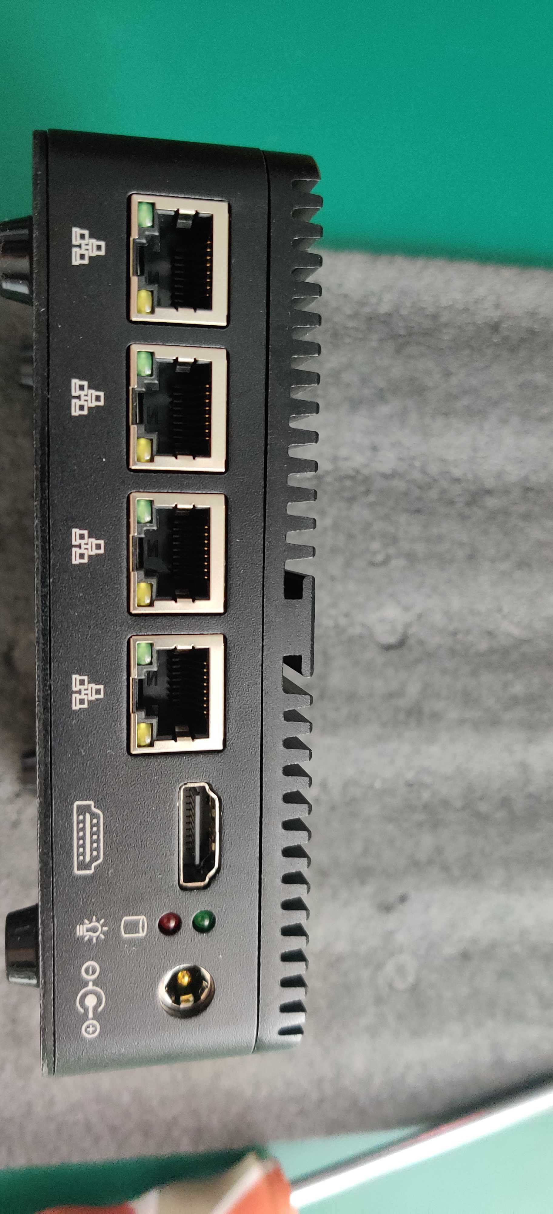 Mini pc 4xrj45 pfsence opnsece j4125 16gb ram 128ssd router openwrt