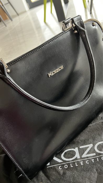 Torebka kazar stan idealny . Skóra naturalna