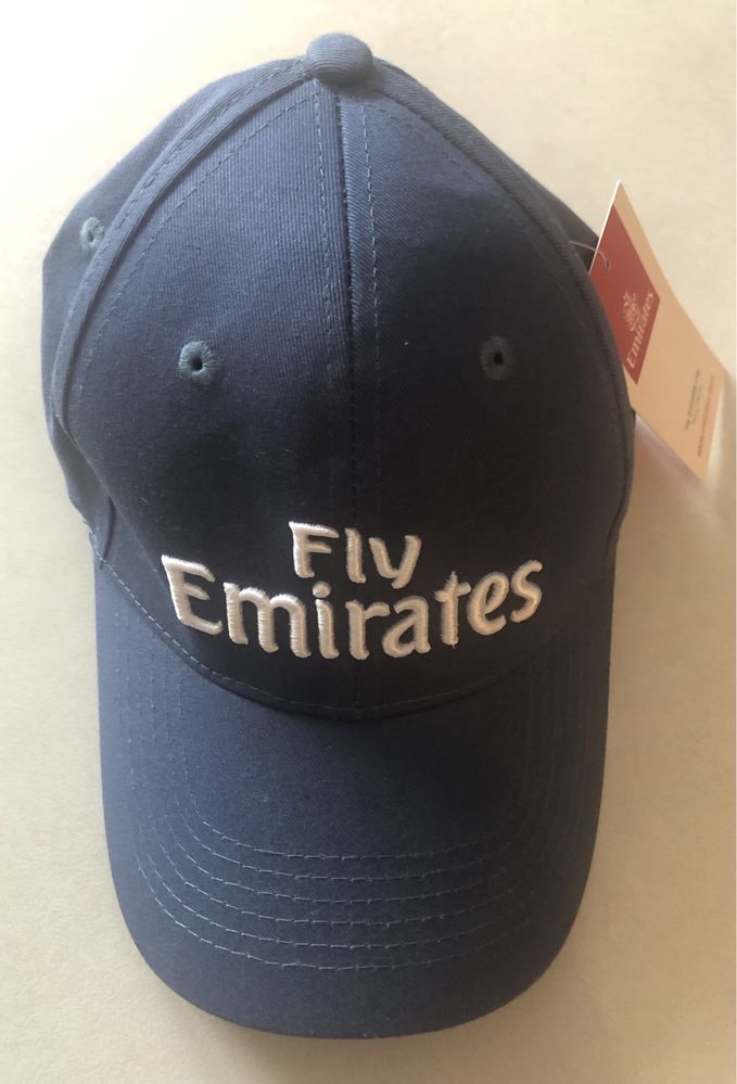 • Fly Emirates Cap - Czapka Bejsbolówka Niebieska